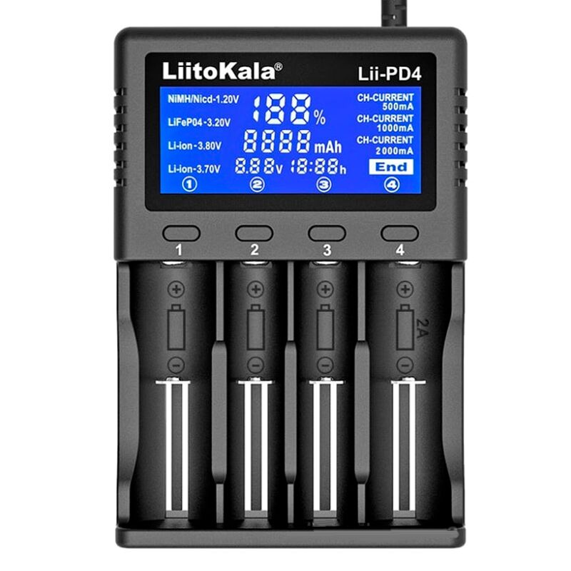 картинка Зарядное устройство LiitoKala Lii-PD4 от магазина Chako.ua