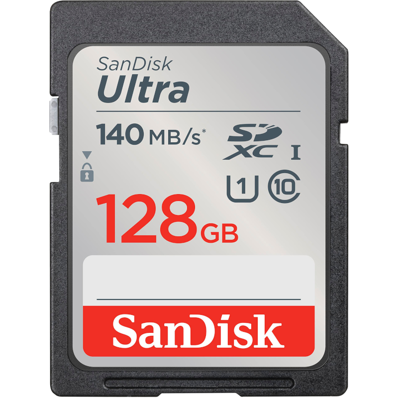 картинка SanDisk 128GB SDXC C10 UHS-I  R140/W90MB/s Extreme Ultra (SDSDUNB-128G-GN6IN) от магазина Chako.ua
