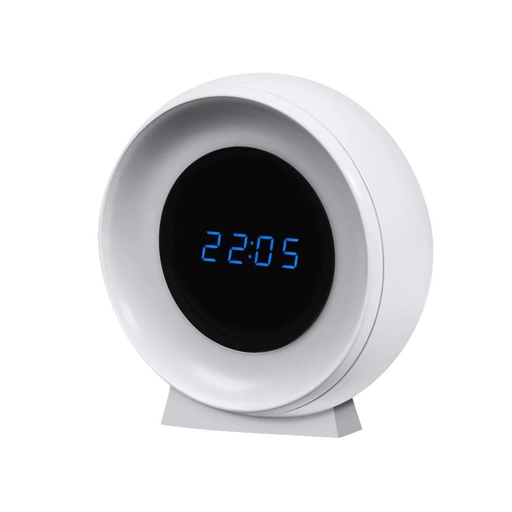 картинка Світильник нічник з акумулятором LEDVANCE NIGHTLUX CLOCK 0.3Вт 3000/4000/6500К 5Лм 1000мА/г білий (4058075757721) от магазина Chako.ua