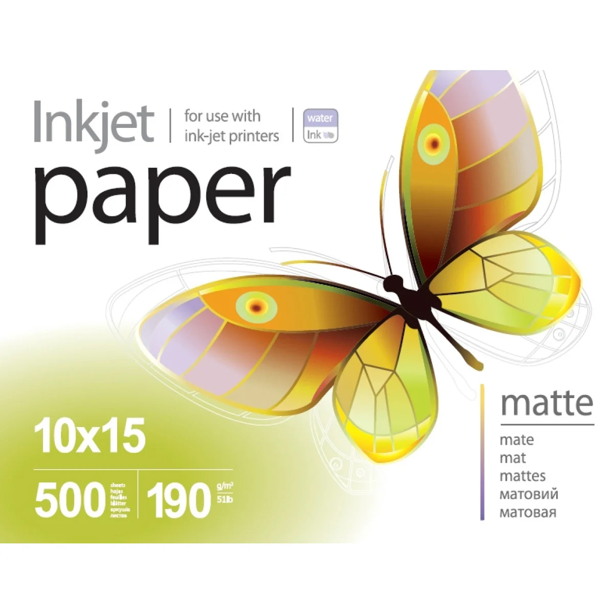 картинка Фотопапір PrintPro матовий 190г/м, 10x15 PM190-500 (PME1905004R) от магазина Chako.ua