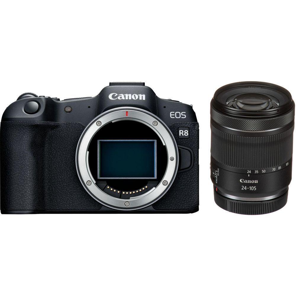 картинка Цифрова бездзеркальна фотокамера Canon EOS R8 + RF 24-105 f/4.0 L IS (5803C093) от магазина Chako.ua