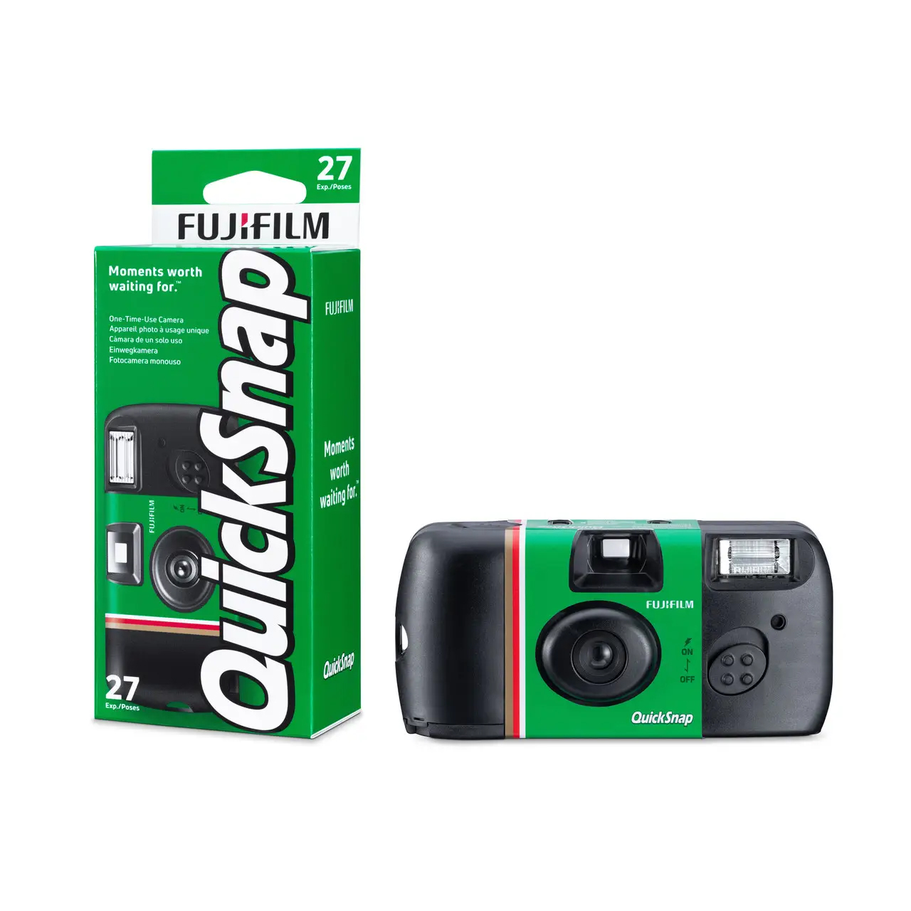 картинка Одноразова плівкова фотокамера Fujifilm QuickSnap Flash (ISO 400/27 кадрів) от магазина Chako.ua