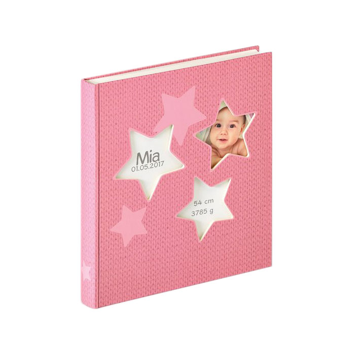 картинка Альбом Walther 28*30,5 Estrella 50 pages UK-133-R pink от магазина Chako.ua