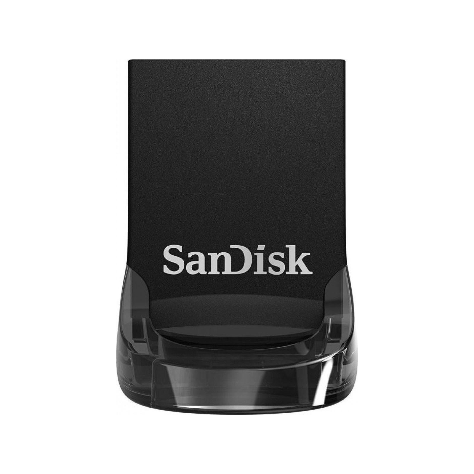 картинка Флешка SanDisk 128GB USB3.1 Type-A Ultra Fit Чорна (SDCZ430-128G-G46) от магазина Chako.ua
